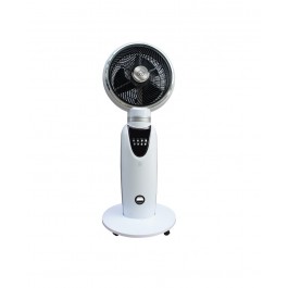VENTILATORE COMBI DCG VE1855 40 CM 3 PALE OSCILLAZIONE DESTRA-SINISTRA NEBULIZZATORE DISPLAY LED 3 VELOCITA' BIANCO