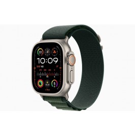 SMARTWATCH APPLE WATCH ULTRA 2 49 MM GPS + CELLULAR 64 GB watchOS 11 CASSA NATURALE CINTURINO ALPINE LOOP VERDE