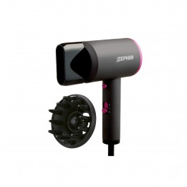 PHON / ASCIUGACAPELLI ULTRA COMPATTO ZEPHIR ZHB2000 2000W 2 VELOCITA' NERO / ROSA