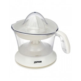 SPREMIAGRUMI ELETTRICO ZEPHIR ZHC451 40 W 0,6 L DOPPIO SENSO DI ROTAZIONE POLPA REGOLABILE BIANCO