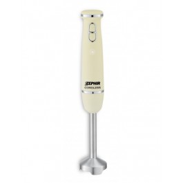 FRULLATORE A IMMERSIONE IN ACCIAIO ZEPHIR ZHC83C CORDLESS RICARICABILE GAMBO SMONTABILE CREMA