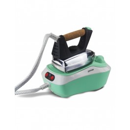 FERRO DA STIRO CON CALDAIA A VAPORE PROFESSIONALE ZEPHIR ZHF5000 2300 W NERO / VERDE