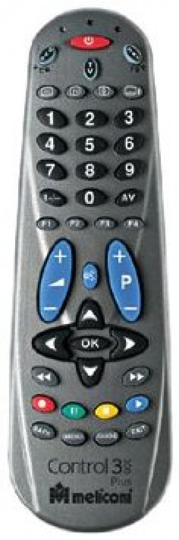 TELECOMANDO UNIVERSALE PRE-PROGRAMMATO MELICONI CONTROL 3 300 PLUS FORMA ERGONOMICA