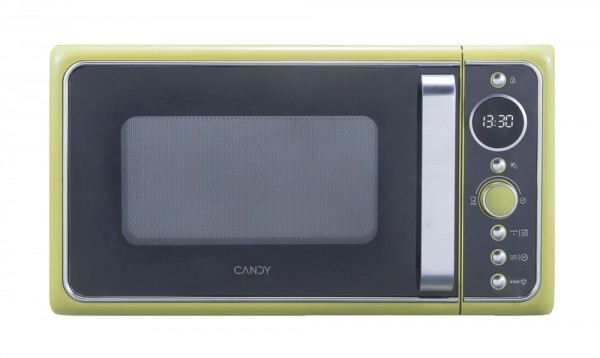 FORNO MICROONDE CANDY DIVO G20CG 20 L 700 W GRILL 6 LIVELLI DI POTENZA PROGRAMMI DI COTTURA AUTOMATICI LIBERA INSTALLAZIONE VERDE