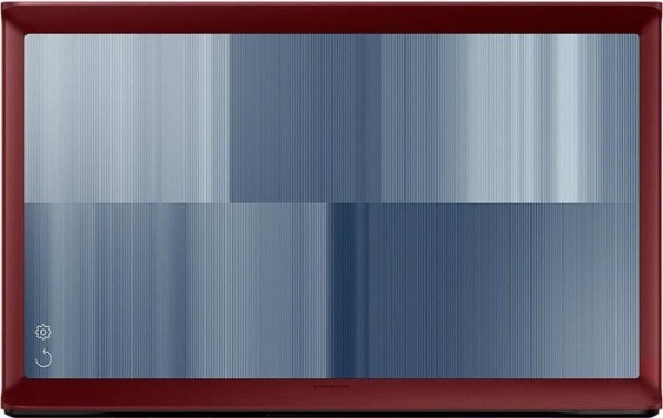 MINI SERIF TV 24" SAMSUNG UE24LS001BU HD READY SMART WIFI HDMI USB ROSSO 24 SAMSUNG ITALIA