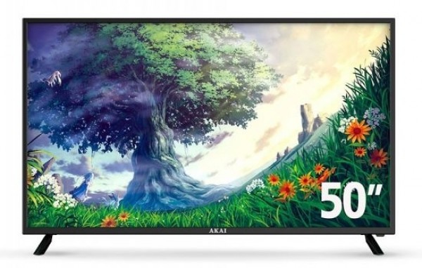 TV 50" AKAI AKTV5035N LED 4K UHD SMART WIFI HDMI USB SCART DVB-T2 24 MESI