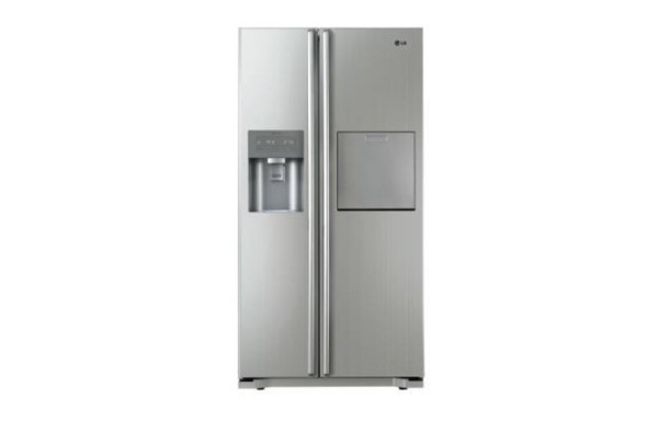 FRIGORIFERO LG SIDE BY SIDE GS5162AVMZ 538 L TITANIUM DISPENSER ACQUA E GHIACCIO TOTAL NO FROST INVERTER DISPLAY TOUCH LED CONGELAMENTO RAPIDO CLASSE A++
