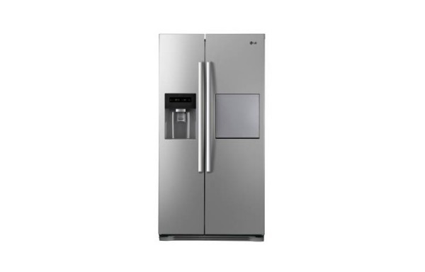 FRIGORIFERO LG SIDE BY SIDE GS3159PVAV 505 L GRIGIO DISPENSER ACQUA E GHIACCIO TOTAL NO FROST INVERTER DISPLAY TOUCH CLASSE A+