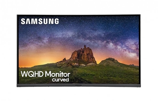 MONITOR CURVO 32" SAMSUNG LC32JG50QQUXEN LED WQHD 144 HZ HDMI DARK SILVER SENZA BASE