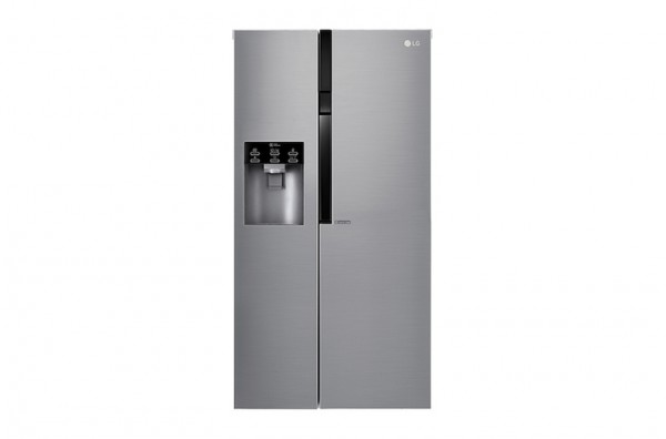 FRIGORIFERO LG SIDE BY SIDE GSL560PZXV 591 L INOX INVERTER TOTAL NO FROST CONGELAMENTO RAPIDO DISPENSER ACQUA E GHIACCIO CLASSE A+
