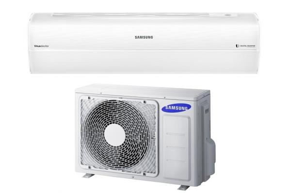 CLIMATIZZATORE / CONDIZIONATORE BAR - HOTEL SAMSUNG MONOSPLIT A PARETE AR9000M AR09HSSFBWKN + AR09HSSFBWKXEU 9000 BTU SMART WIFI DIGITAL INVERTER GAS R410A CLASSE A++/A++