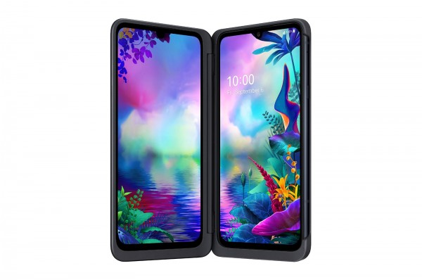 SMARTPHONE LG G8X THINQ LMG850EMW DUAL SIM 128 GB DOPPIO DISPLAY OLED 6.4" 4G LTE OCTA CORE DOPPIA FOTOCAMERA ASTRO BLACK / NERO