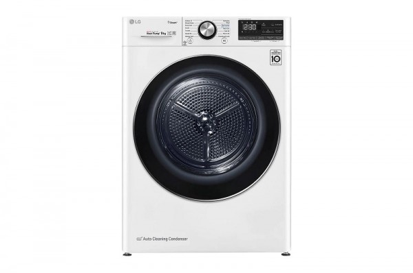 ASCIUGATRICE LG RC90V9AV2W 9 KG CARICO FRONTALE POMPA DI CALORE DUAL INVERTER ECO HYBRID WIFI LIBERA INSTALLAZIONE CLASSE A+++