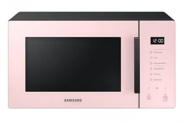 FORNO MICROONDE SAMSUNG MG23T5018CP GRILL 23 L 1250 W 6 LIVELLI DI POTENZA LIBERA COTTURA CROCCANTE INSTALLAZIONE CLEAN PINK / ROSA