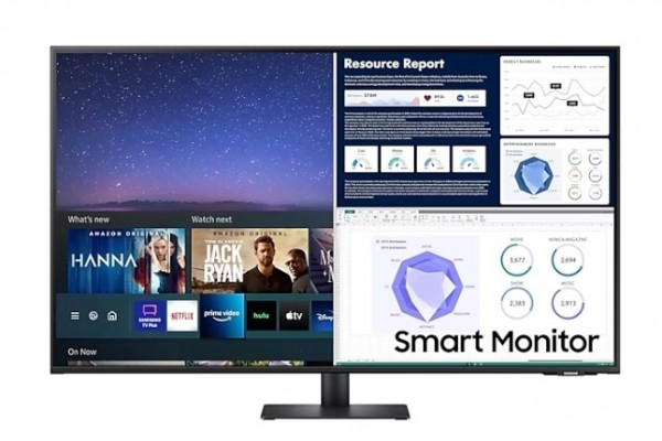 SMART MONITOR SERIE M7 - M70A 43" SAMSUNG LS43AM700UUXEN UQHD 60 HZ 8 MS HDMI HUB USB BLUETOOTH ALTOPARLANTE