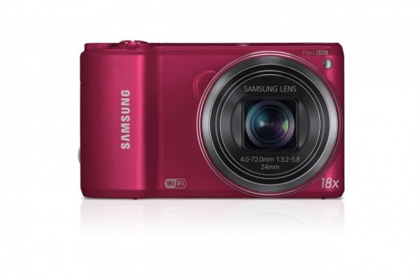 FOTOCAMERA SAMSUNG WB250F SMART 3" HYBRID TOUCH SCREEN 16 Mpx 18X WI-FI ROSA