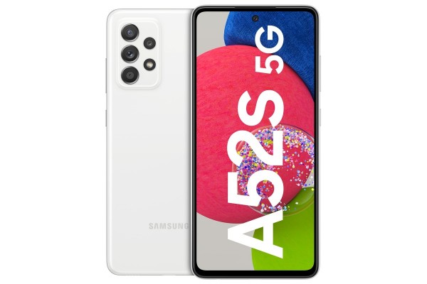 SMARTPHONE SAMSUNG GALAXY A52s 5G SM A528B 128 GB DUAL SIM OCTA CORE 6.5" SUPER AMOLED QUADRUPLA FOTOCAMERA AWESOME WHITE / BIANCO