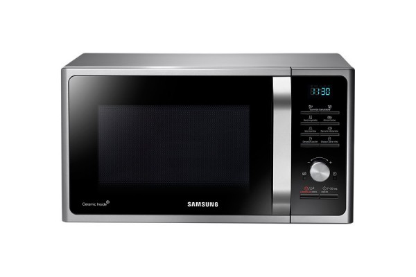 FORNO MICROONDE SAMSUNG MS28F303TAS 28 L 1000 W 26 PROGRAMMI AUTOMATICI  DISPLAY LED LIBERA INSTALLAZIONE REFURBISHED SILVER