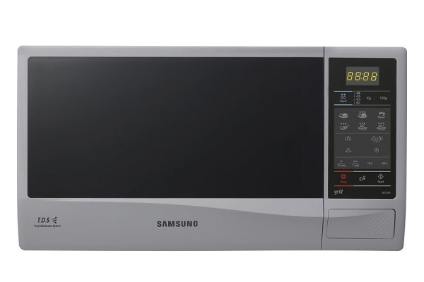 FORNO MICROONDE SAMSUNG GE732K-S 20 L 750 W GRILL DISPLAY LED 6 LIVELLI DI POTENZA LIBERA INSTALLAZIONE SILVER