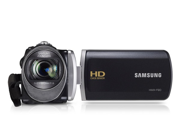 VIDEOCAMERA SAMSUNG HMX F90BP 5 MP ZOOM OTTICO 52x ZOOM DIGITALE 130x DISPLAY 2,7" NERA