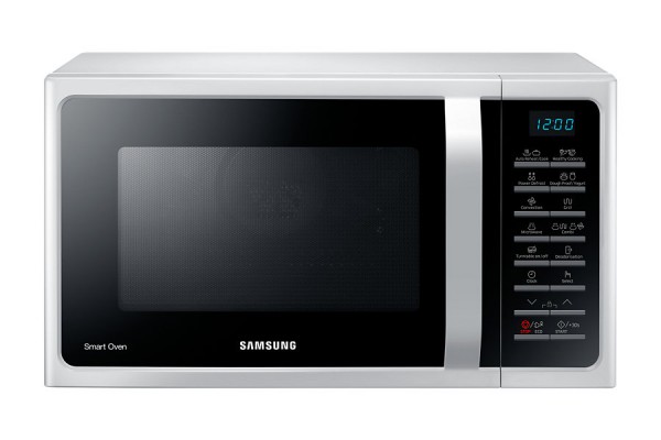 FORNO MICROONDE SAMSUNG MC28H5015AW COMBINATO SMART OVEN 28L 900W GRILL 6 LIVELLI DI POTENZA LIBERA INSTALLAZIONE BIANCO