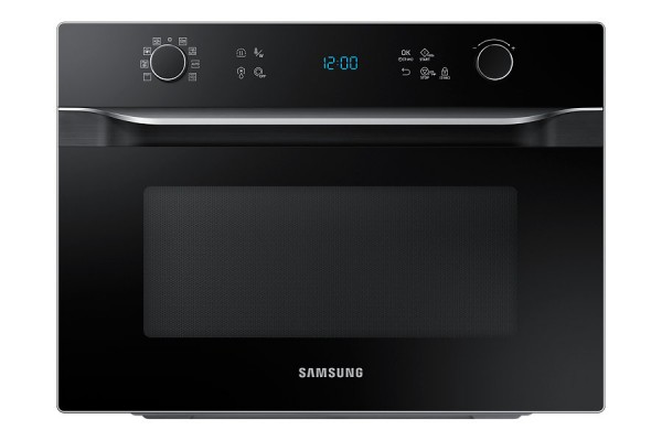 FORNO MICROONDE COMBINATO SAMSUNG MC35J8085LT 35 L GRILL 6 TIPI DI COTTURA 12 PROGRAMMI DISPLAY LED INOX