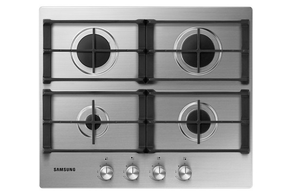 PIANO COTTURA SAMSUNG NA64H3010AS A GAS 4 FUOCHI 60 CM INOX