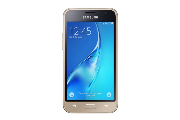 SMARTPHONE SAMSUNG GALAXY J1 (2016) SM J120F 8 GB DUAL SIM QUAD CORE 4,5" SUPER AMOLED 4G LTE WIFI BLUETOOTH 5 MP ANDROID ORO