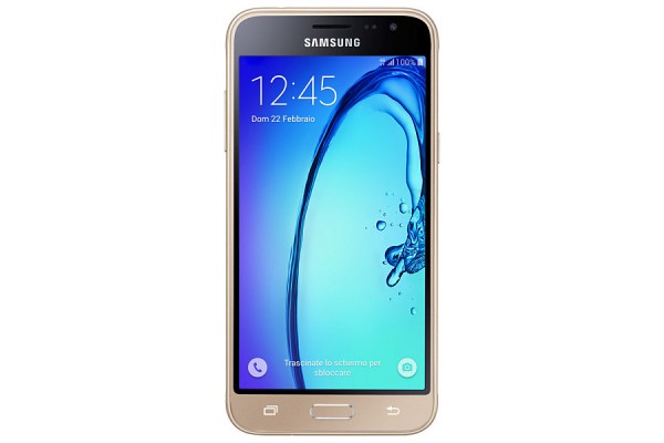 SMARTPHONE SAMSUNG GALAXY J3 (2016) SM J320F 5" SUPER AMOLED 8 GB QUAD CORE 4G LTE WIFI BLUETOOTH 8 MP ANDROID ORO