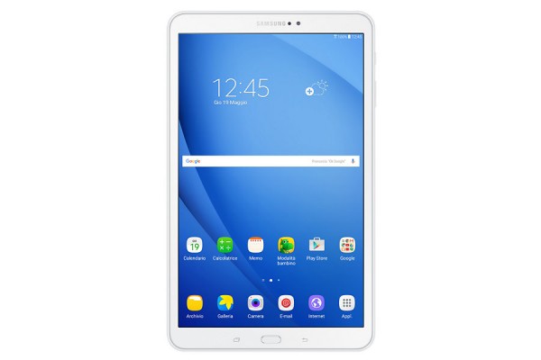 TABLET SAMSUNG TAB A (2016) SM T580 10.1" 16 GB OCTA CORE WIFI BLUETOOTH 8 MP ANDROID BIANCO