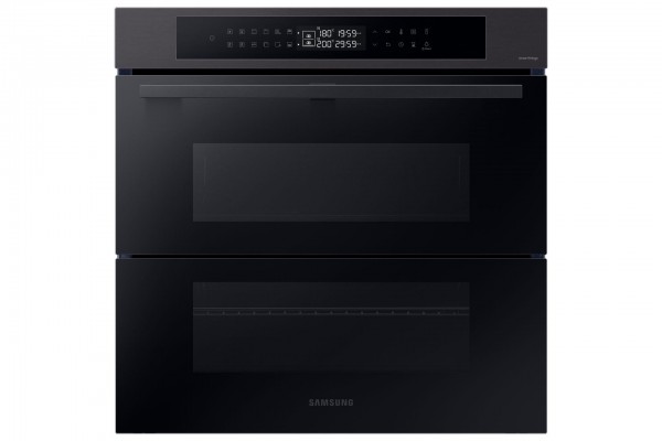 FORNO SAMSUNG INCASSO NV7B4340UBB 60 CM 76 L DUAL COOK FLEX SERIE 4 DOPPIA PORTA VAPORE GRILL WIFI DISPLAY LED NERO CLASSE A+