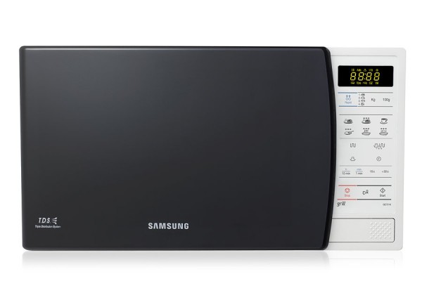 FORNO MICROONDE SAMSUNG GE731K 20 L 950 W GRILL DISPLAY LED 6 LIVELLI DI POTENZA LIBERA INSTALLAZIONE BIANCO
