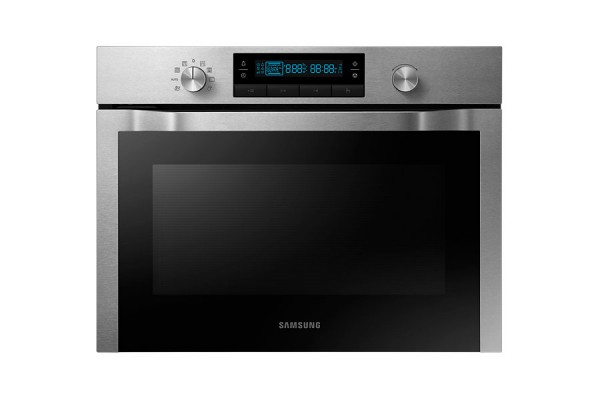 FORNO SAMSUNG NQ50H5533KS ELETTRICO COMPATTO VAPORE 50 L MICROONDE GRILL 10 PROGRAMMI INOX