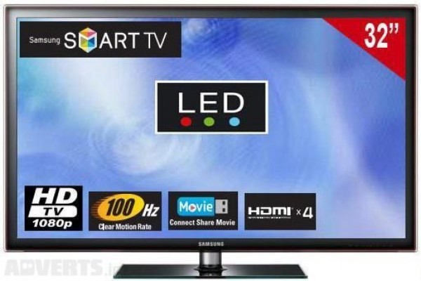 TV 32" SAMSUNG UE32D5500 LED SERIE 5 FULL HD SMART 100 HZ USB HDMI VGA SCART
