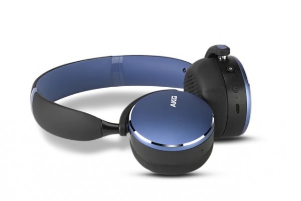 CUFFIE AURICOLARI SAMSUNG AKG Y500 WIRELESS (GP-Y500HAHHCAC) MICROFONO INTEGRATO BLU