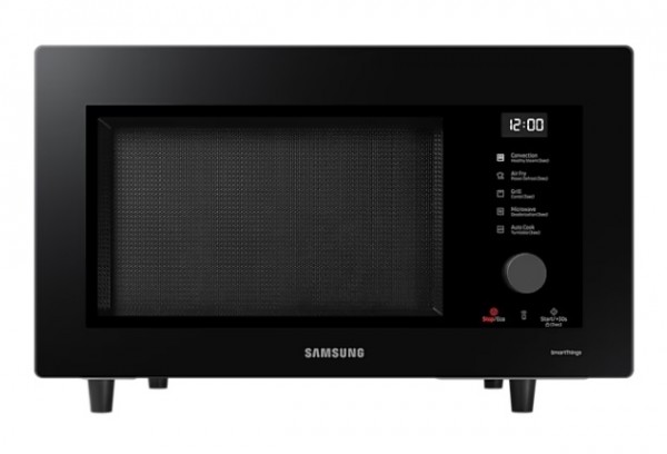 FORNO MICROONDE SAMSUNG MC32DG7646KK COMBINATO BESPOKE 32 L COTTURA VENTILATA VAPORE FRITTURA AD ARIA WIFI 1400 W GRILL 7 LIVELLI DI POTENZA NERO