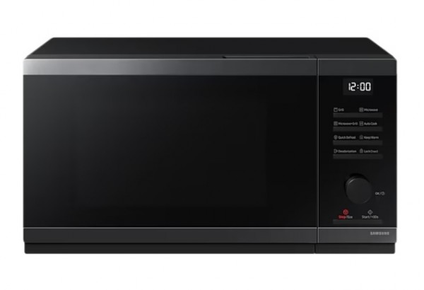 FORNO MICROONDE SAMSUNG MG23DG4524AGE1 / MW4000D GRILL COTTURA CROCCANTE 23 L 800 W 6 LIVELLI DI POTENZA DISPLAY LED LIBERA INSTALLAZIONE NERO