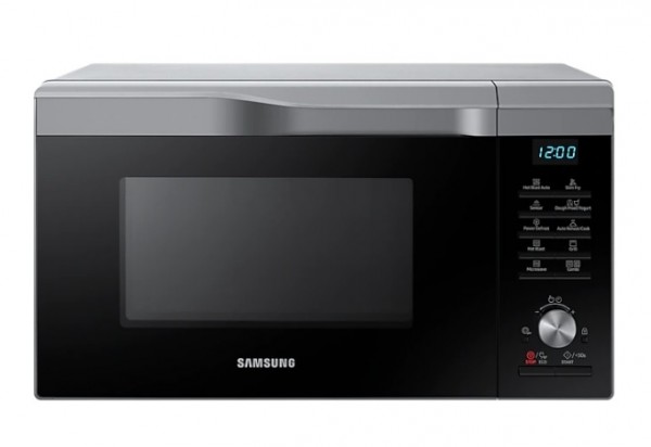 FORNO MICROONDE SAMSUNG MC28M6085KS COMBINATO HOTBLAST 28 L 1400 W GRILL 6 LIVELLI DI POTENZA COTTURA A VAPORE DISPLAY LED LIBERA INSTALLAZIONE ARGENTO