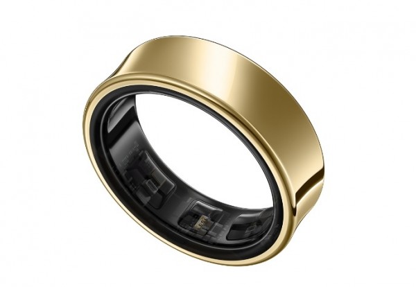 ANELLO INTELLIGENTE / SAMSUNG GALAXY RING SM Q507 BLUETOOTH TAGLIA 7 TITANIUM GOLD / ORO