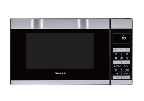 FORNO MICROONDE SHARP R861BK 25 L 900 W GRILL 15 PROGRAMMI AUTOMATICI LIBERA INSTALLAZIONE NERO