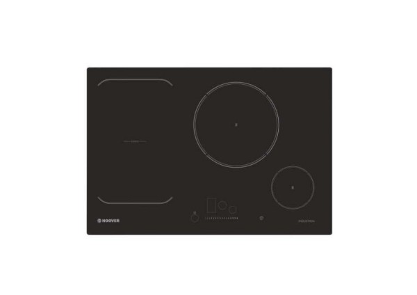 PIANO COTTURA HOOVER H-HOB 700 INDUZIONE HIED8440BV 4 FUOCHI 77 CM VETROCERAMICA NERO