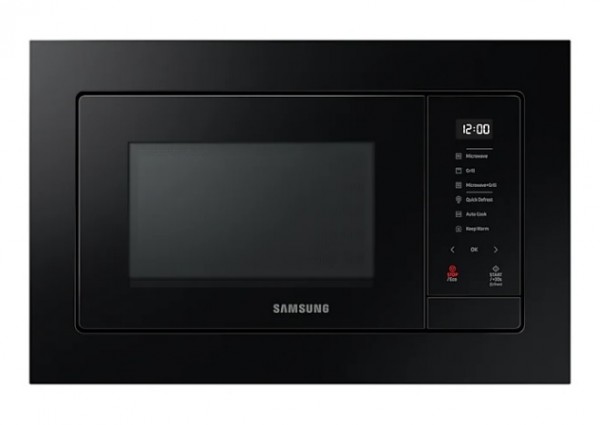 FORNO MICROONDE SAMSUNG DA INCASSO MG23A7318CK 23 L 800 W GRILL 6 LIVELLI DI POTENZA DISPLAY LED NERO