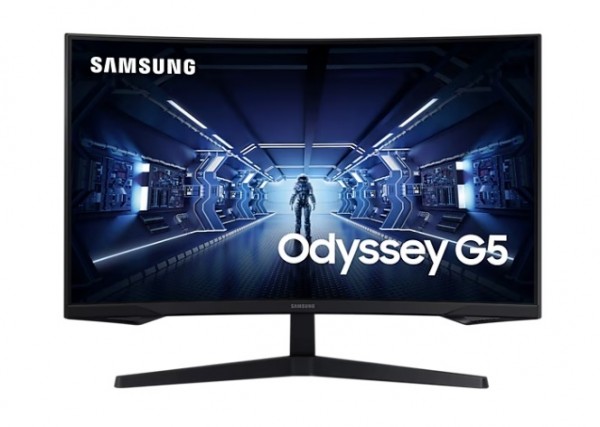 MONITOR GAMING ODYSSEY G5 - G55T 32" SAMSUNG LC32G55TQBUXEN CURVO WQHD 144 HZ 1 MS HDR HDMI