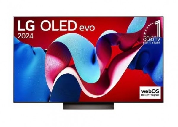 TV LG 55" OLED55C44LA OLED EVO AI C4 α9 GEN7 4K SMART WIFI webOS 24 HDMI USB