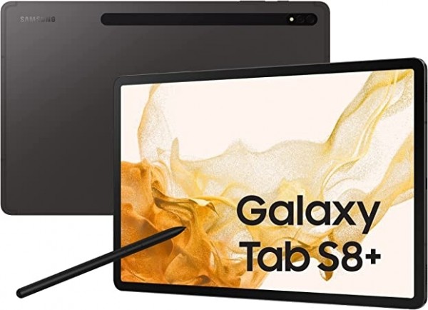TABLET SAMSUNG TAB S8 PLUS SM X800 12.4" 256 GB OCTA CORE WIFI BLUETOOTH ANDROID GRAPHITE