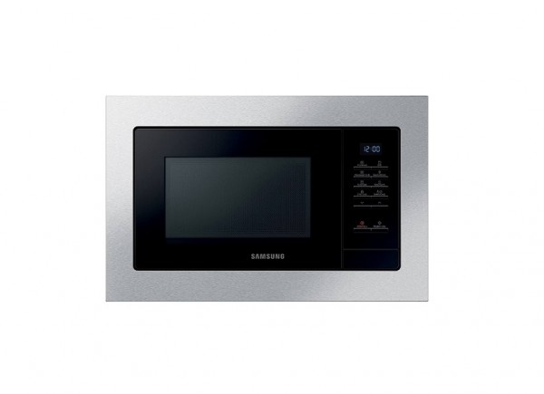 FORNO MICROONDE SAMSUNG DA INCASSO MG20A7013CT 20 LITRI GRILL 6 LIVELLI DI POTENZA INOX