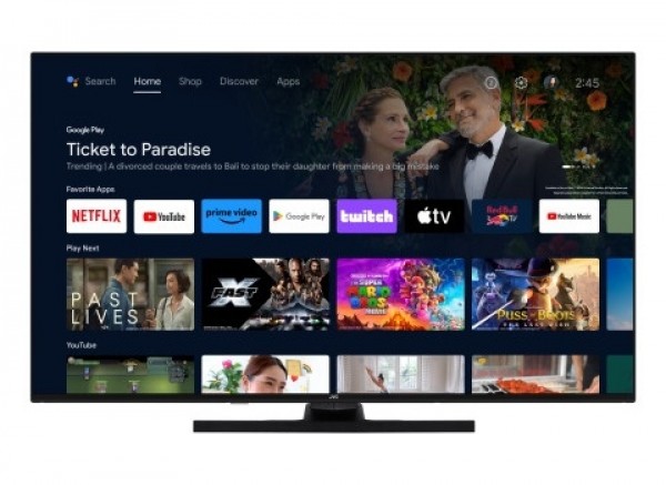 TV 50" JVC LT-50VA3305I LED 4K UHD SMART WIFI BLUETOOTH HDMI USB HDR10 ANDROID