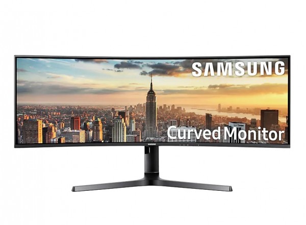 MONITOR 43" SAMSUNG LC43J890DKUXEN SUWQHD LED CURVO 32:10 HDMI USB DARK BLUE GRAY