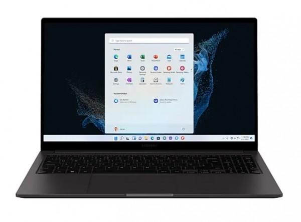 NOTEBOOK SAMSUNG GALAXY BOOK 2 NP750XED KB3IT 15.6" INTEL CORE I5 1235U 1.3 GHZ 8 GB LPDDR4x 256 GB NVMe SSD INTEL IRIS XE GRAPHICS WEBCAM WINDOWS 11 HOME GRAPHITE