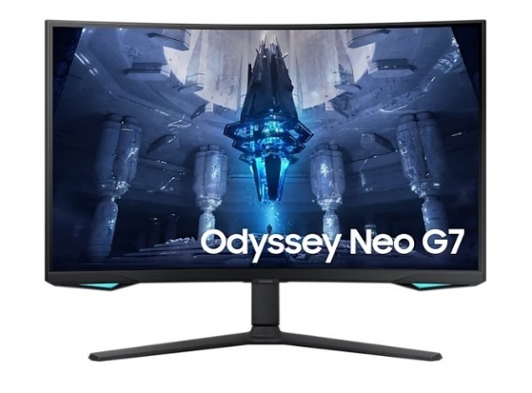 MONITOR GAMING ODYSSEY NEO G7 G75NB 32" SAMSUNG LS32BG750NP UHD CURVO 165 HZ 1 MS HDR HDMI HUB USB